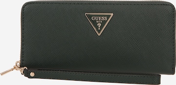 GUESS Wallet 'LAUREL' in Green: front