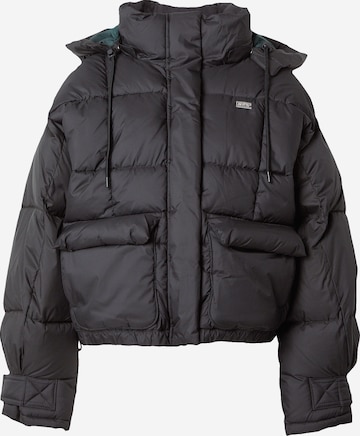 LEVI'S ® Übergangsjacke 'Baby Trapeze Puff' in Schwarz: predná strana