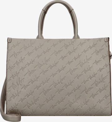 TOM TAILOR Schultertasche 'Denice ' in Grau: Vorderseite