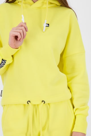 Alife and Kickin Sweatshirt 'Mina' in Yellow