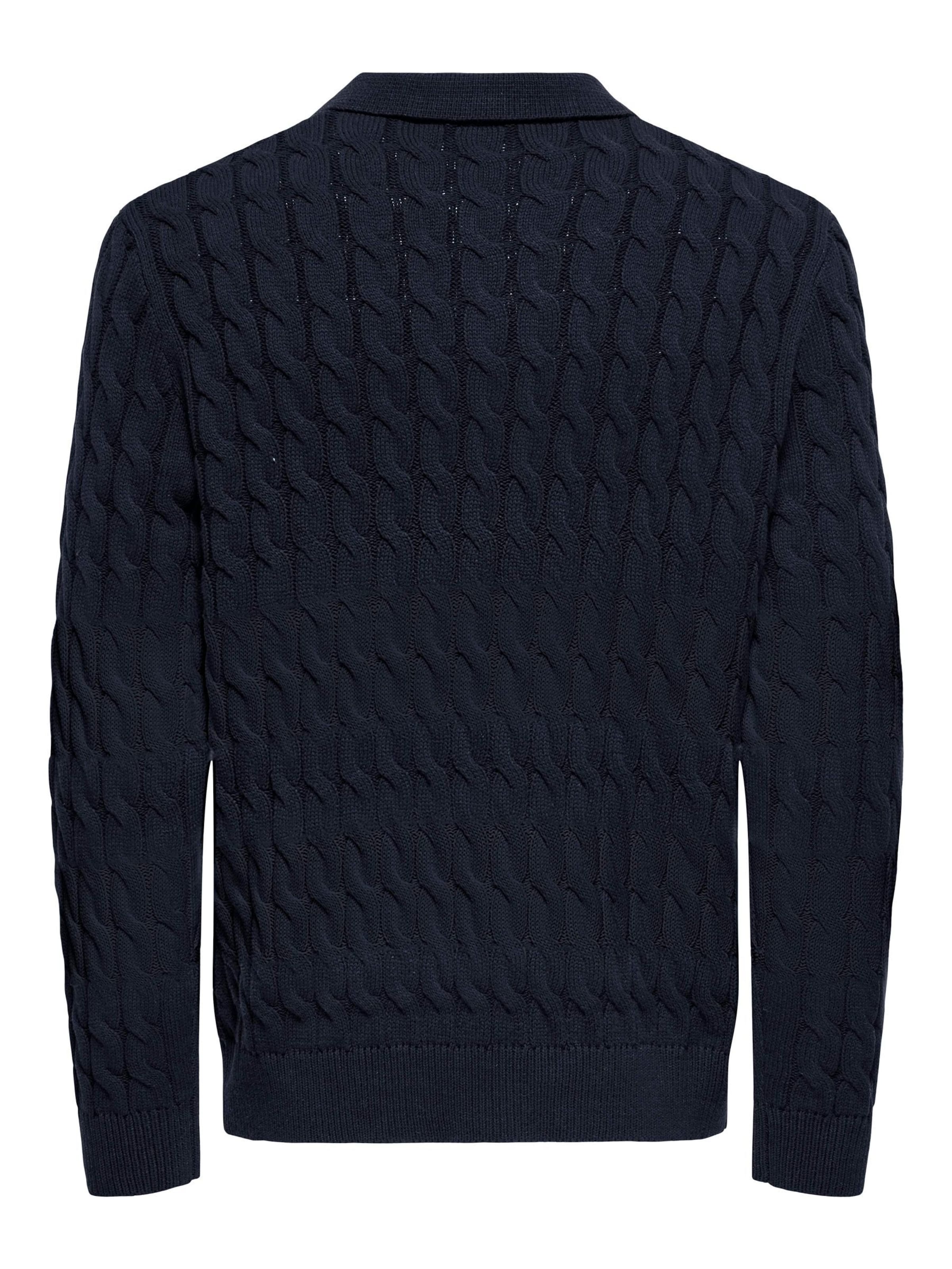 Only & Sons Пуловер 'KICKER' в синьо