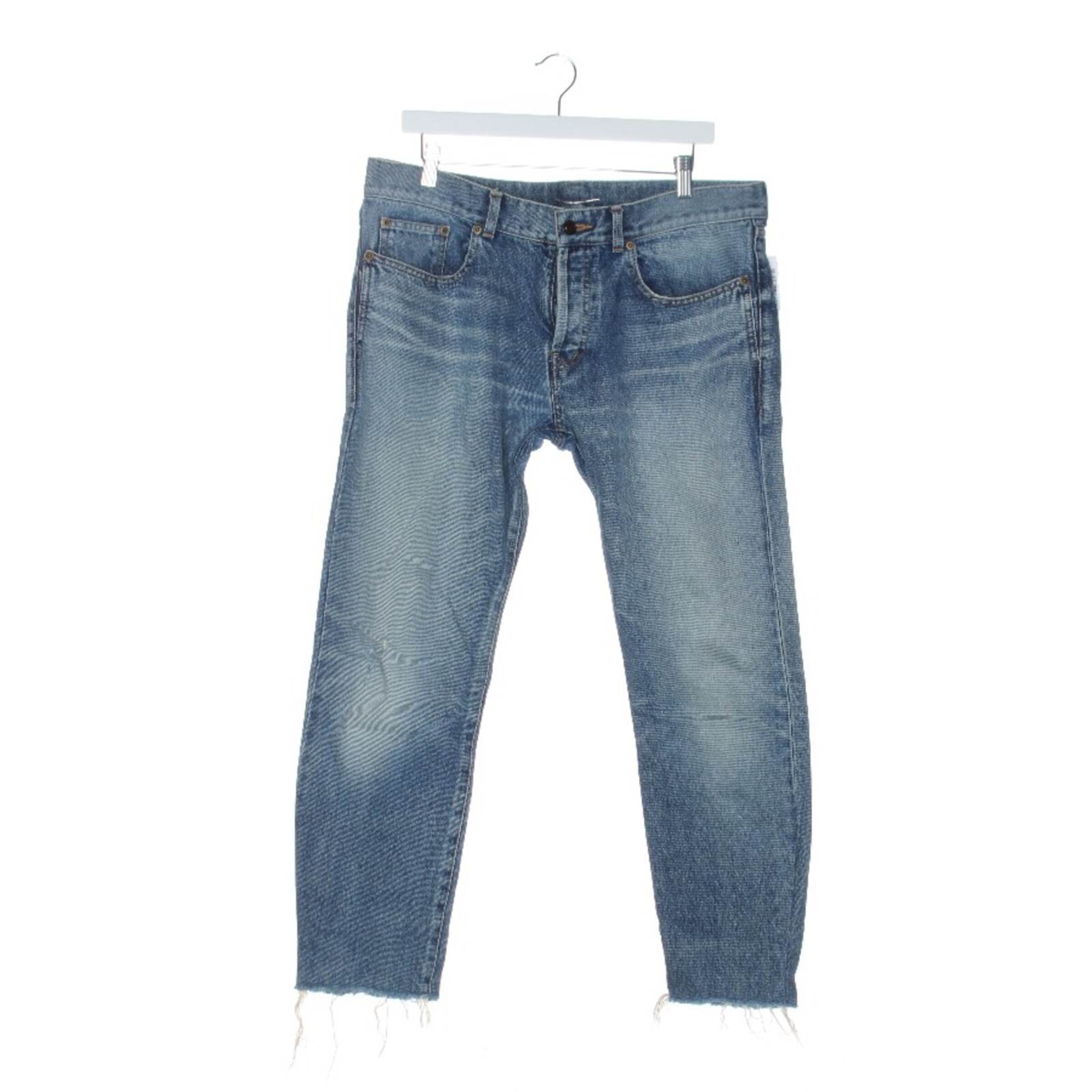 Saint Laurent Jeans in 34 in Blue: front