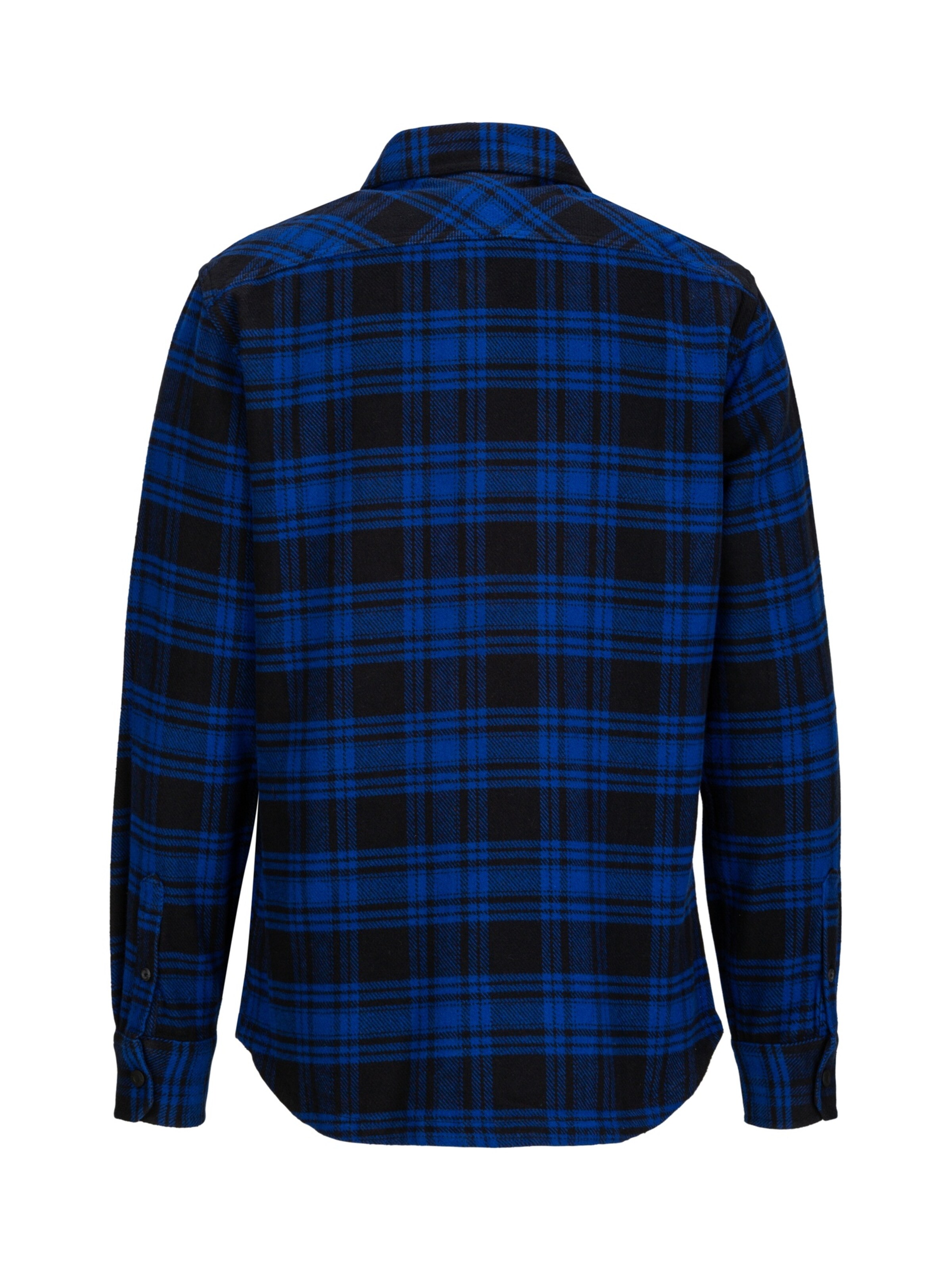 REPLAY Regular fit Overhemd 'Checked Cotton Flannel' in Blauw