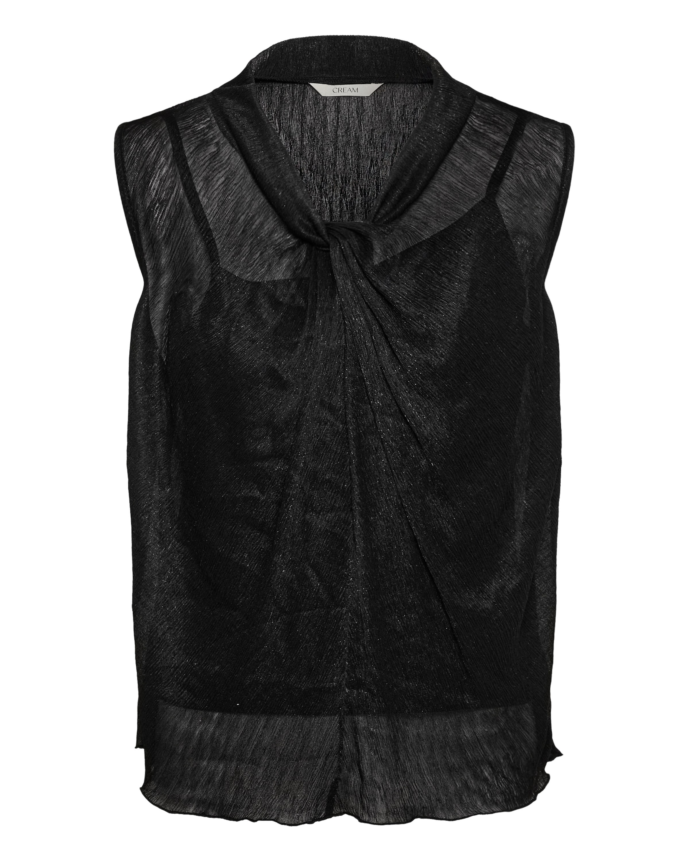 Cream - Blusa 'Limia' en negro: frente