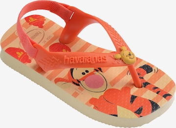 HAVAIANAS Open schoenen 'Disney Classics' in Beige: voorkant