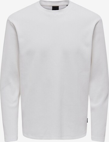 Only & Sons Sweatshirt 'Berkeley' i hvid: forside