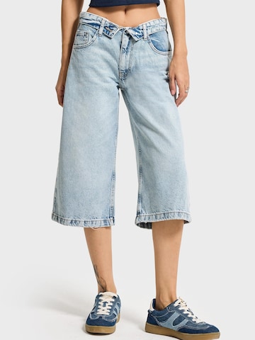 IT'S BASIC Regular Jeans 'BERMUDA DENIM SHORT' in Blauw