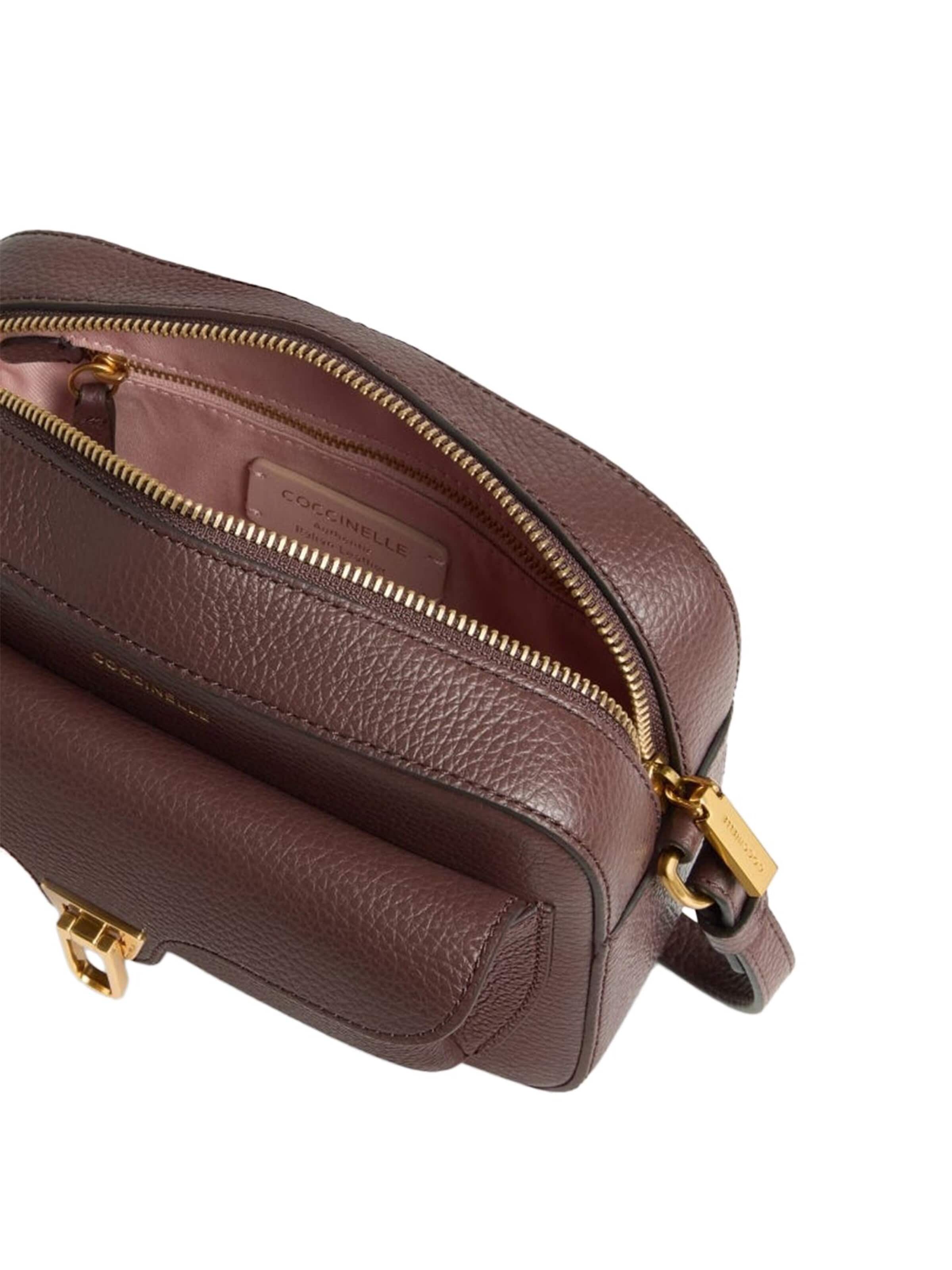 Coccinelle - Bolso de hombro 'Coccinelle Beat Soft Handbag Grained Leather' en marrón