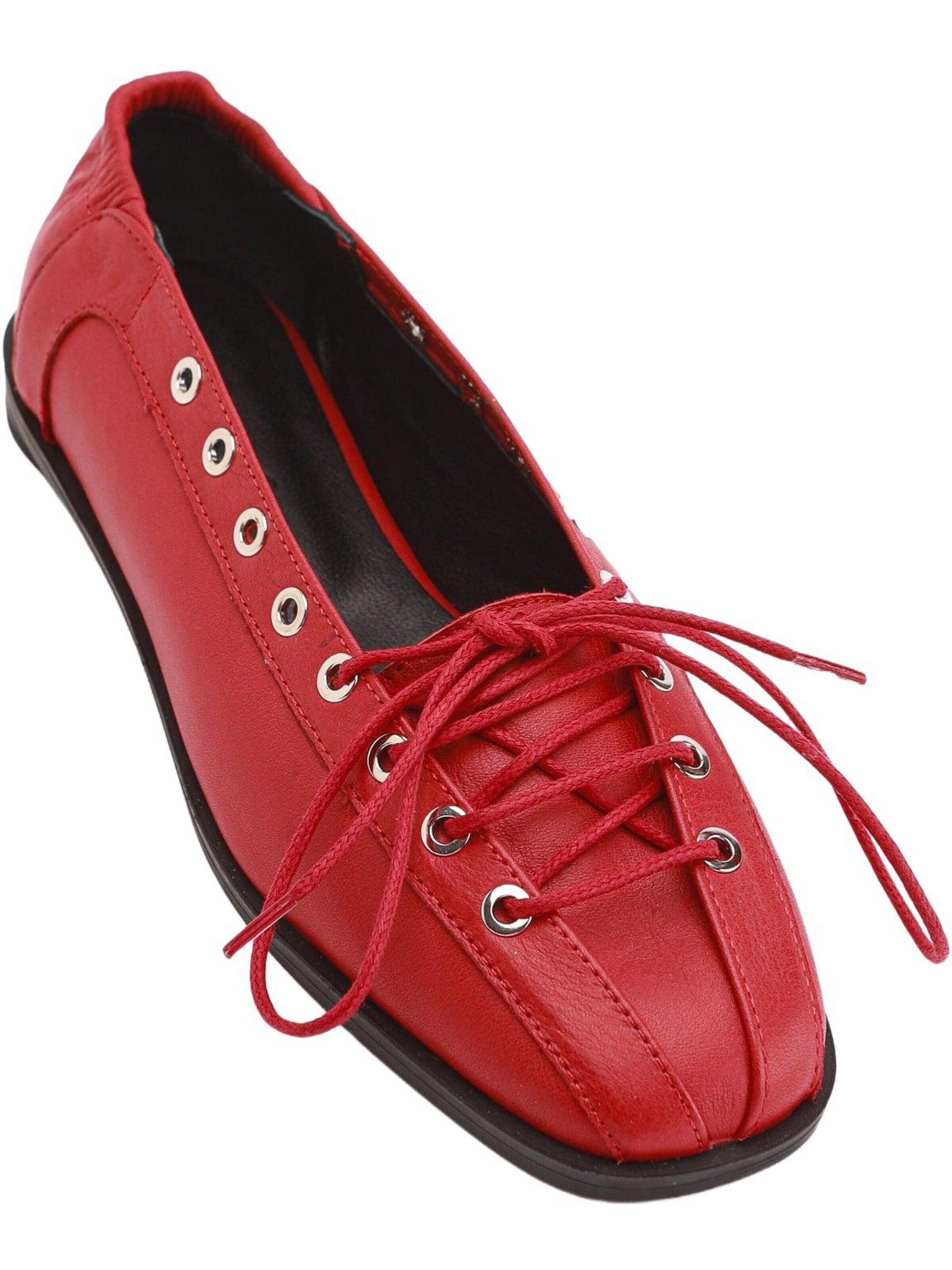 Limoya Ballet Flats 'Romy' in Red: front