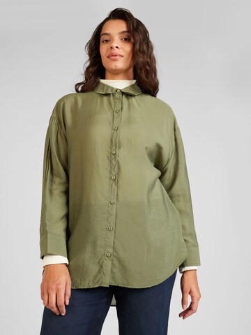 Z-One Blouse 'Ch44iara' in Groen: voorkant