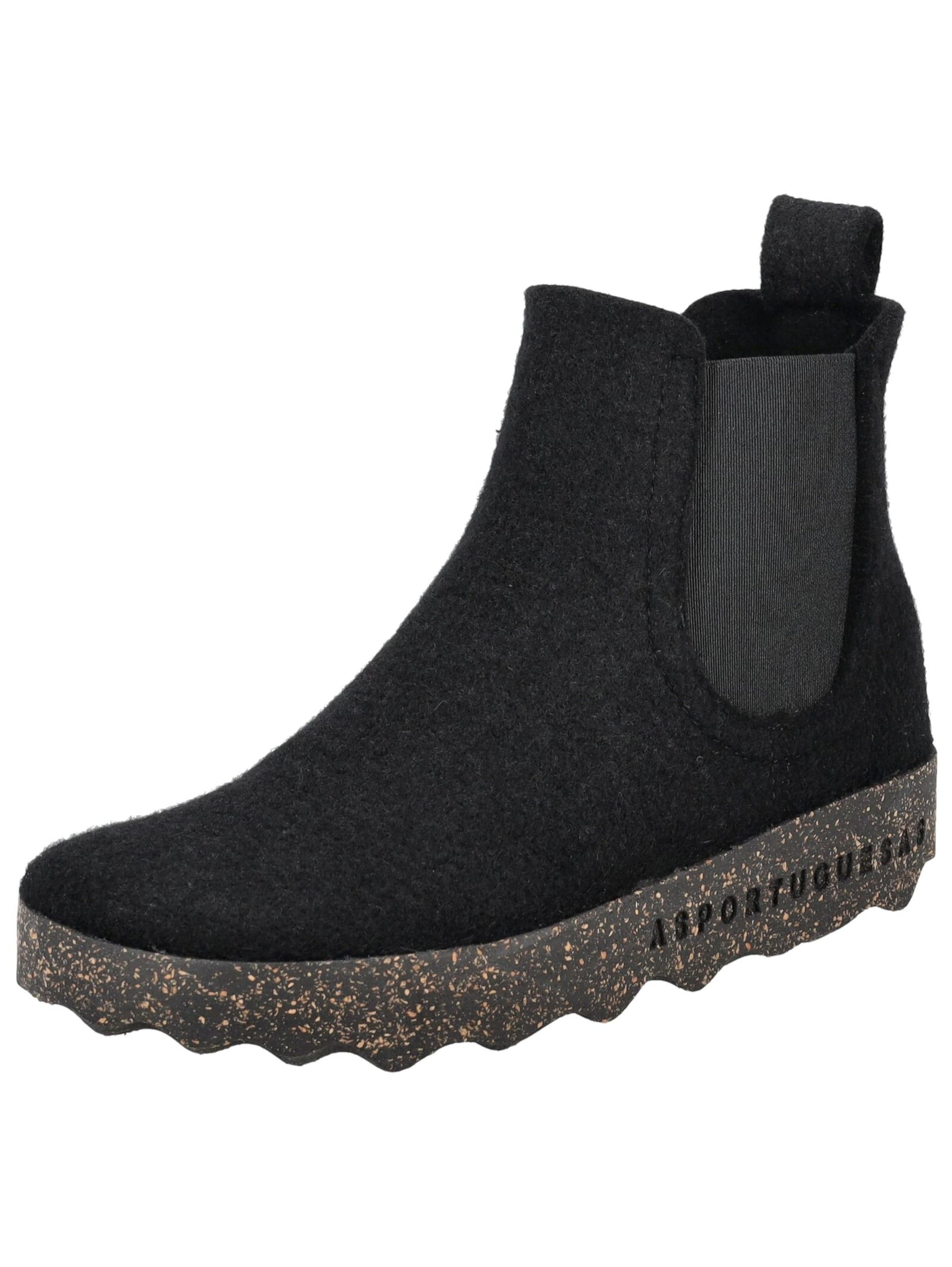 Chelsea Boots Asportuguesas en noir : devant