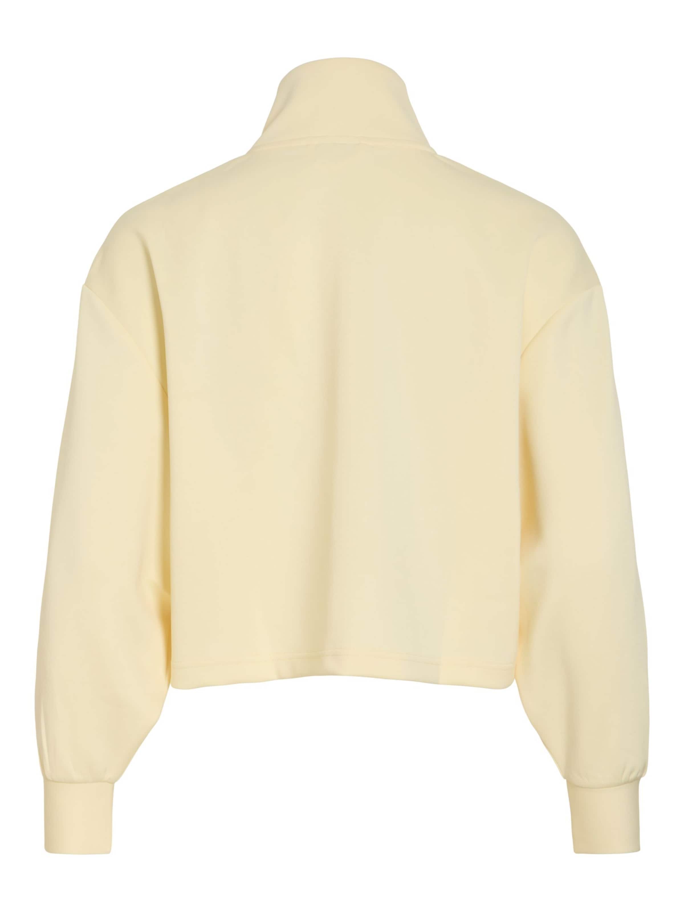 VILA - Sudadera con cremallera 'VILoana' en amarillo
