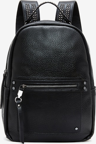 Zaino di Derimod in nero: frontale