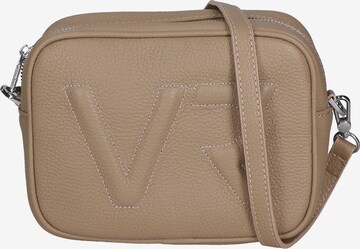Borsa a tracolla 'Borsa a Tracolla Donna Pelle Virginia Rhinè Zip' di Virginia Rhinè in grigio: frontale