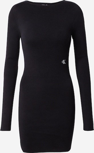 Megzta suknelė iš Calvin Klein Jeans, spalva – juoda, Prekių apžvalga