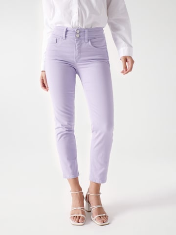 Salsa Jeans Slimfit Jeans in Pink: Vorderseite