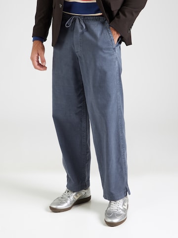 Abercrombie & Fitch Loosefit Chinobyxa i blå: framsida