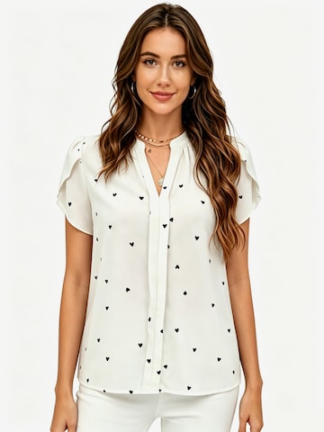 KoJooin Bluse in Weiß: Vorderseite