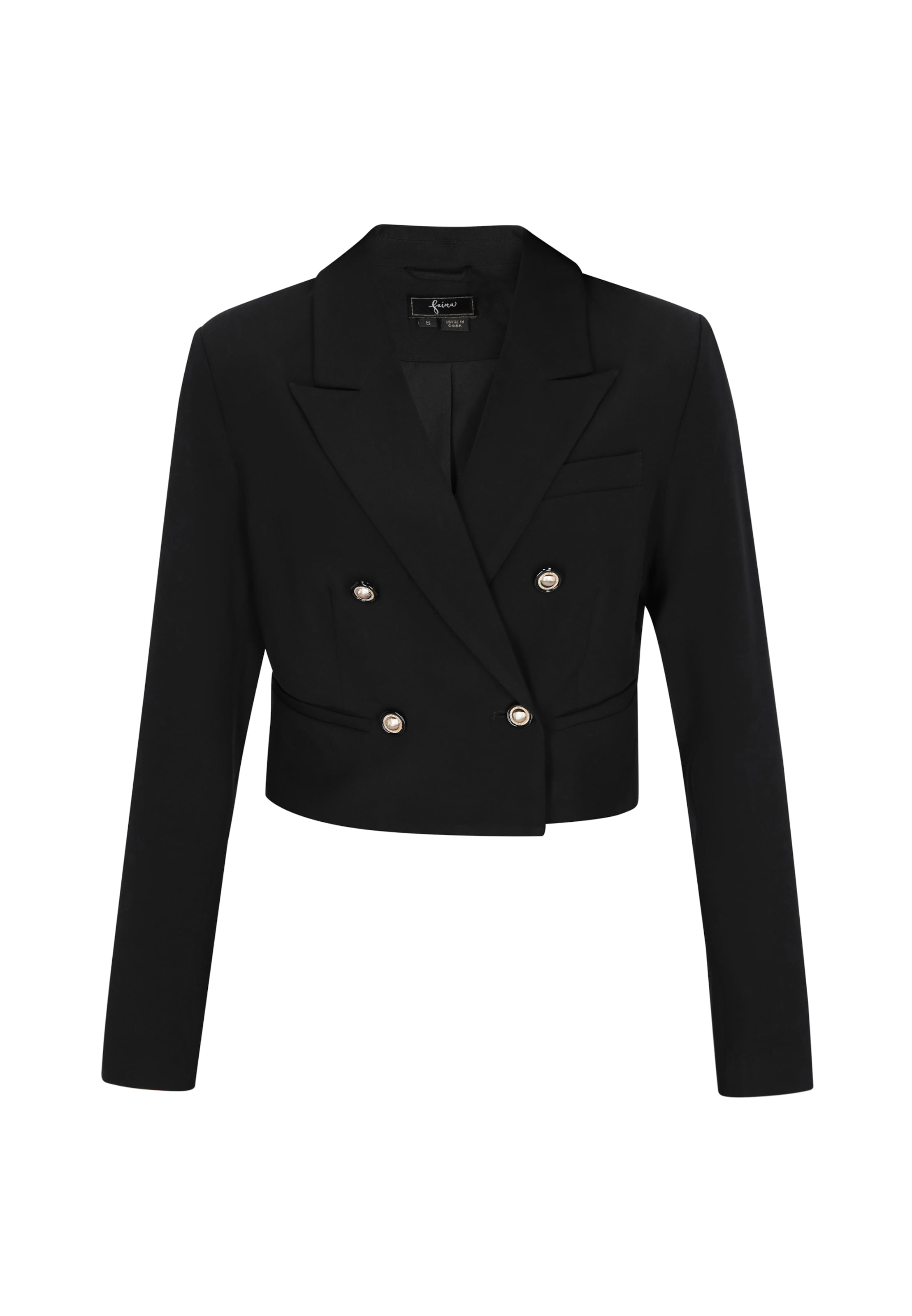 faina - Blazer en negro: frente