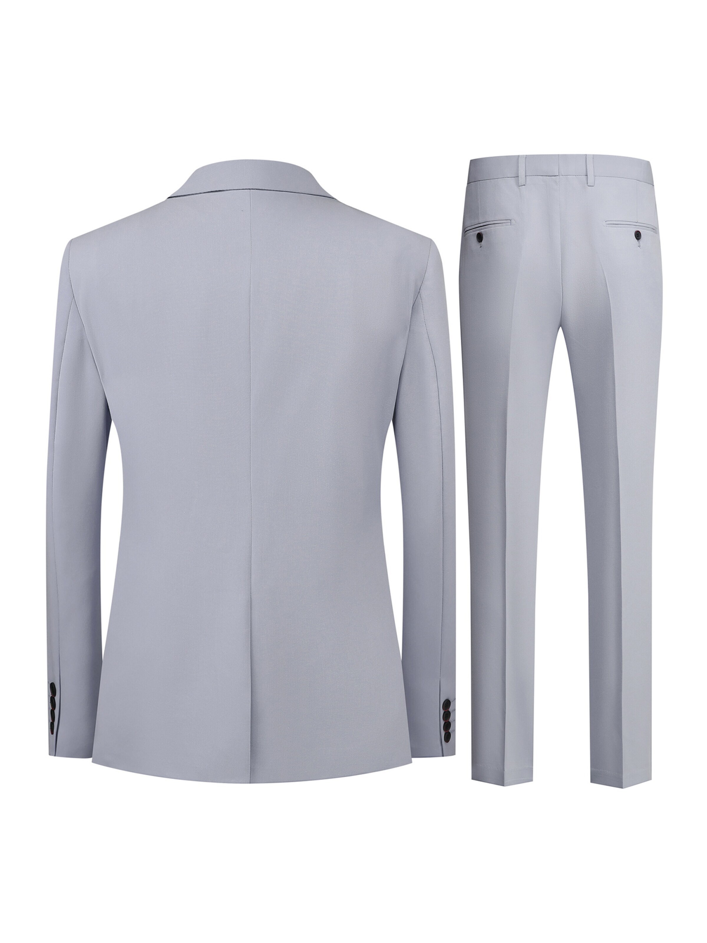 YOUTHUP Slim fit Suit 'Vollbild' in Grey