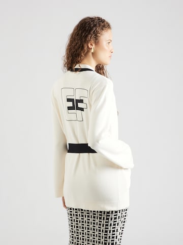 Cardigan Elisabetta Franchi en blanc : devant