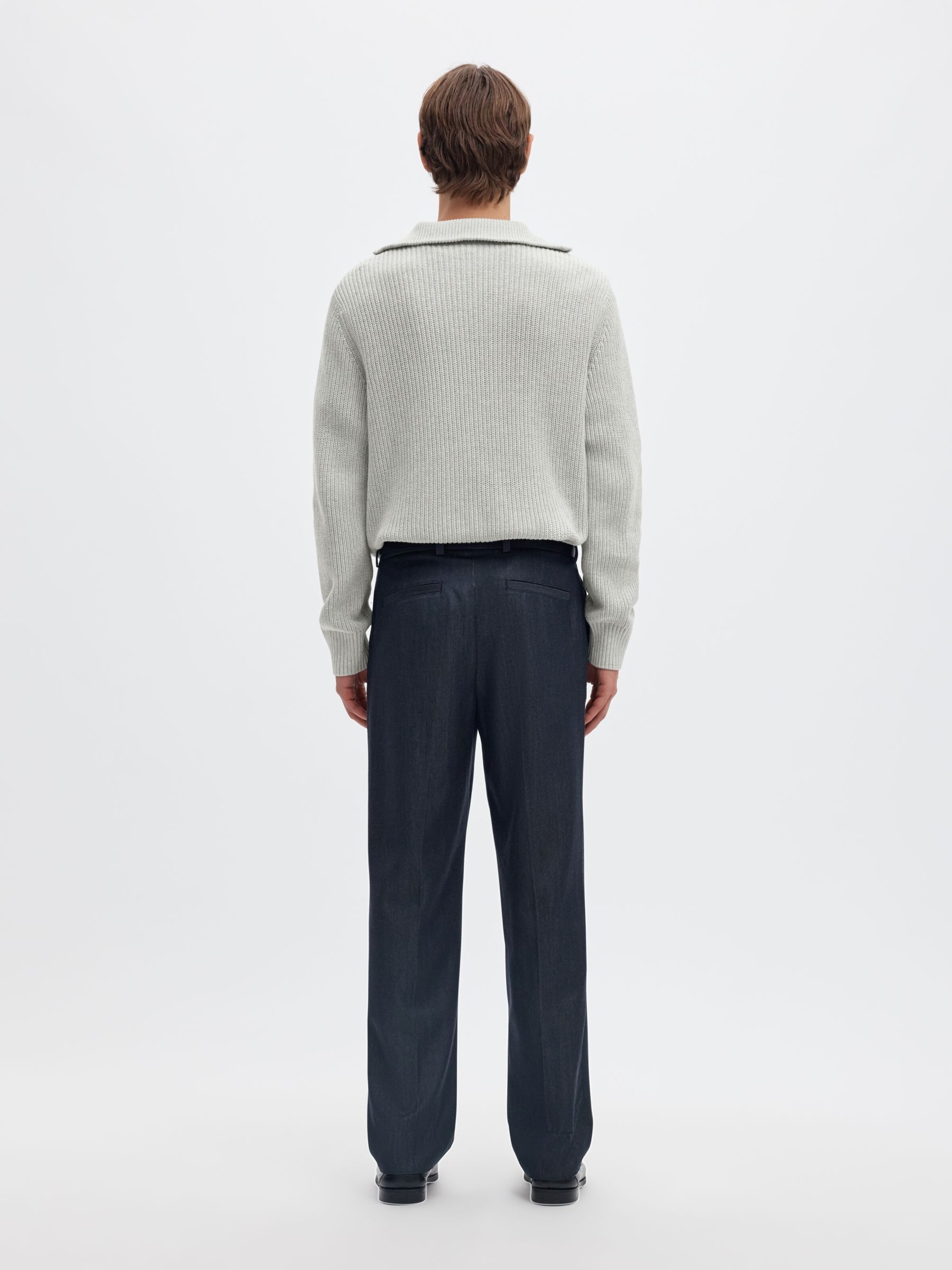SELECTED Pullover i grå