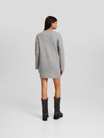 Bershka Knit dress in Grey