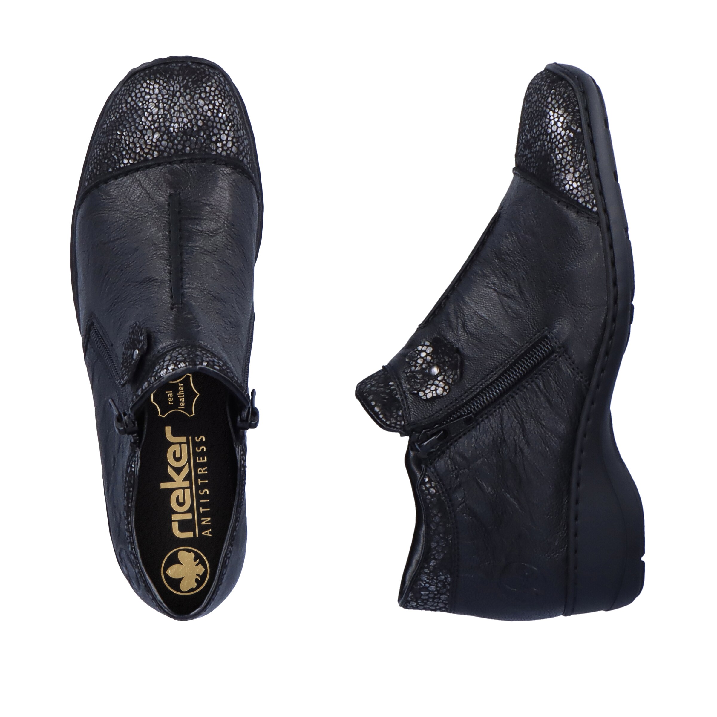 Bottines '58388' Rieker en noir