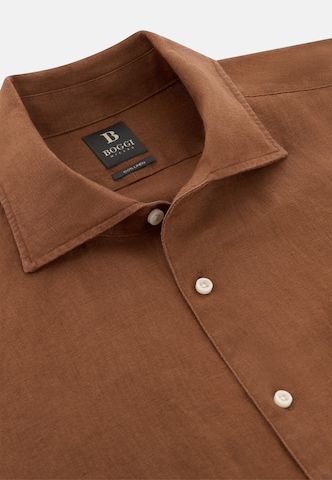 Coupe regular Chemise Boggi Milano en rouge