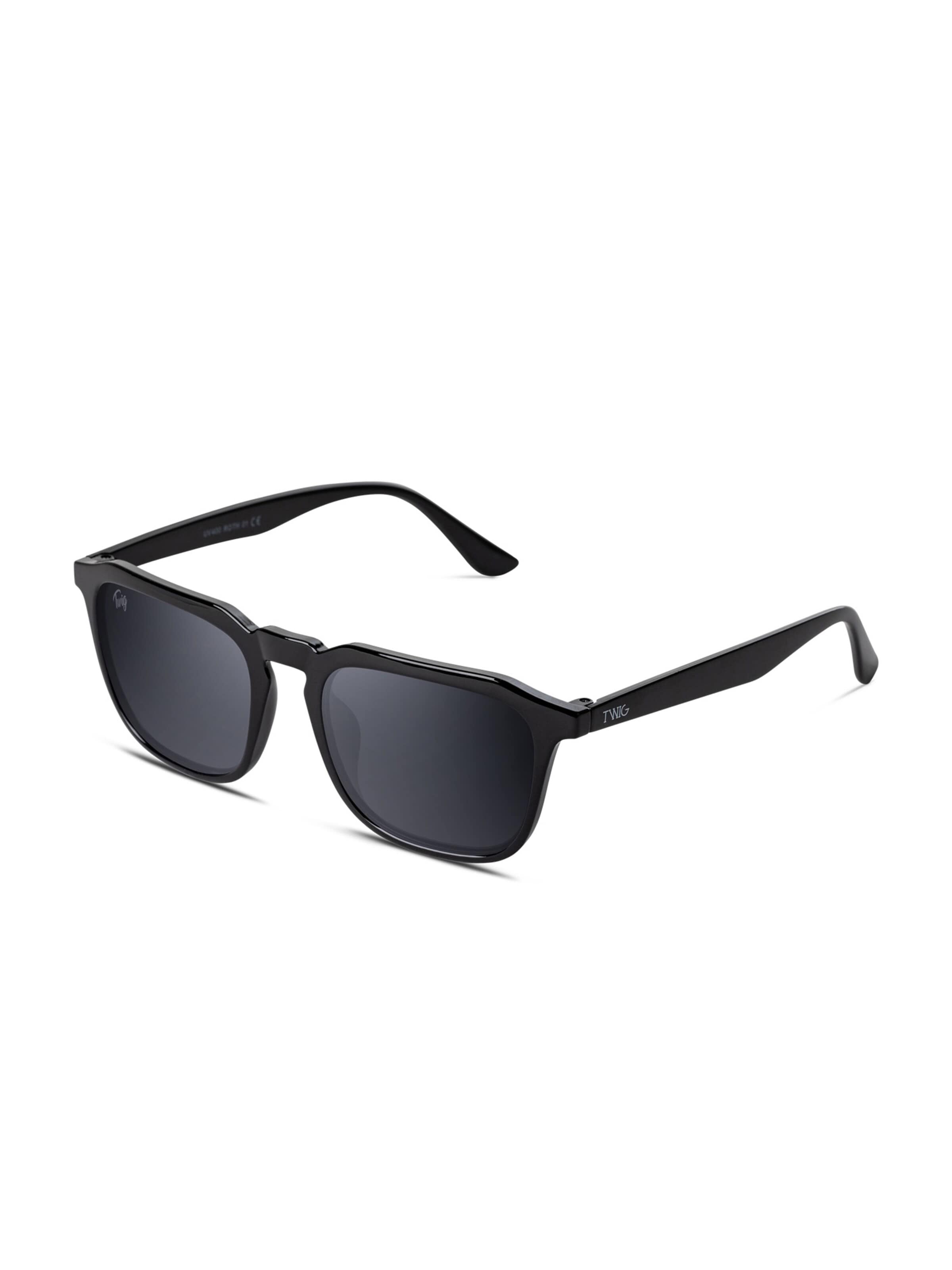 TWIG Concept Milano Okulary przeciwsłoneczne 'Roth' w kolorze czarny: przód