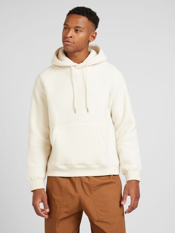 Only & Sons Sweatshirt 'ONSEMILIO' in White: front