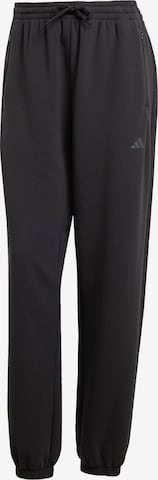ADIDAS PERFORMANCETapered Sportske hlače 'Designed For Training' - crna boja: prednji dio