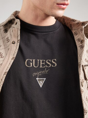 Maglietta di GUESS Originals in nero