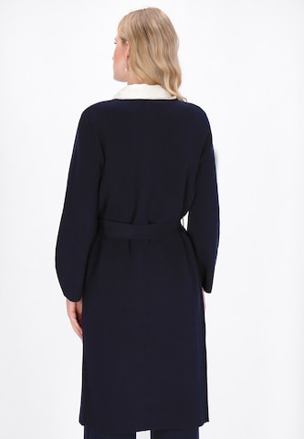 DreiMaster Klassik Gebreid vest in Blauw
