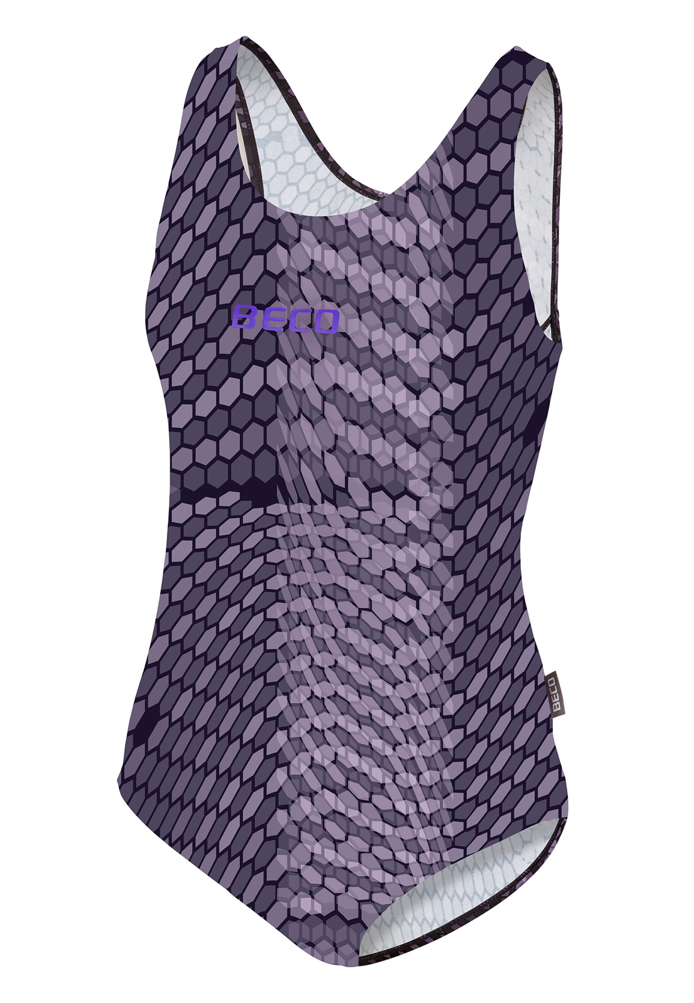 BECO the world of aquasports Triangle Swimsuit 'Hexagon' in Purple