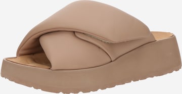 BIRKENSTOCKNatikače s potpeticom 'LENA' - bež boja: prednji dio