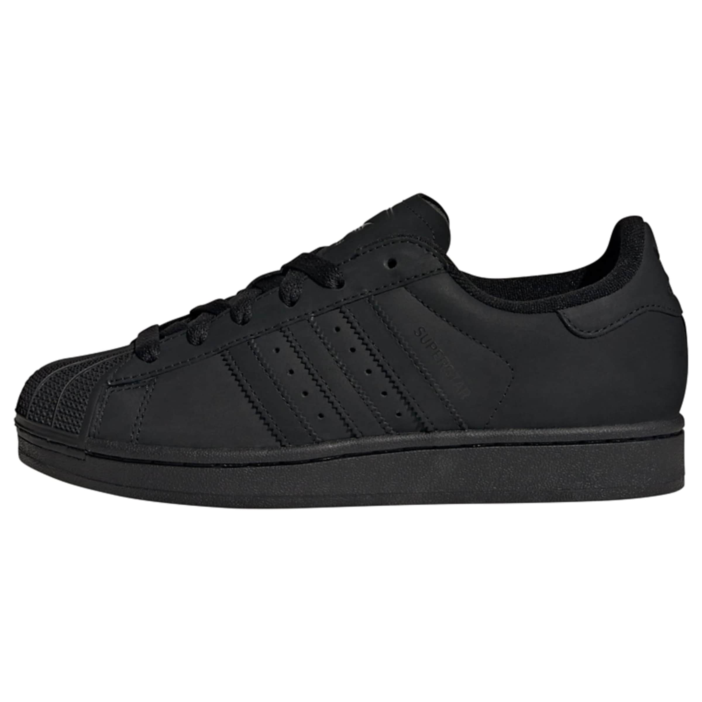 Baskets basses 'Superstar II' ADIDAS ORIGINALS en noir : devant