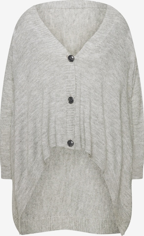 MIAMODA Knit cardigan in Grey: front