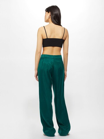 Young Poets Loose fit Pleat-Front Pants 'Matilda' in Green