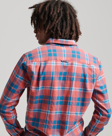 Superdry Regular Fit Hemd 'Vintage Lumberjack' in Orange