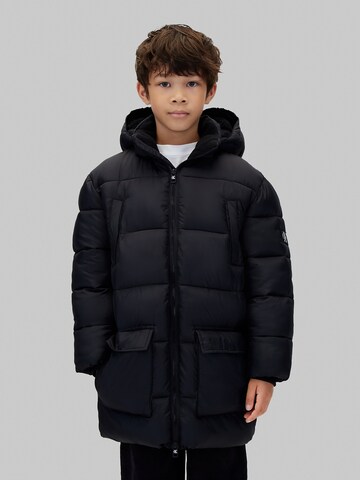Calvin Klein Jeans Winterjas in Zwart: voorkant