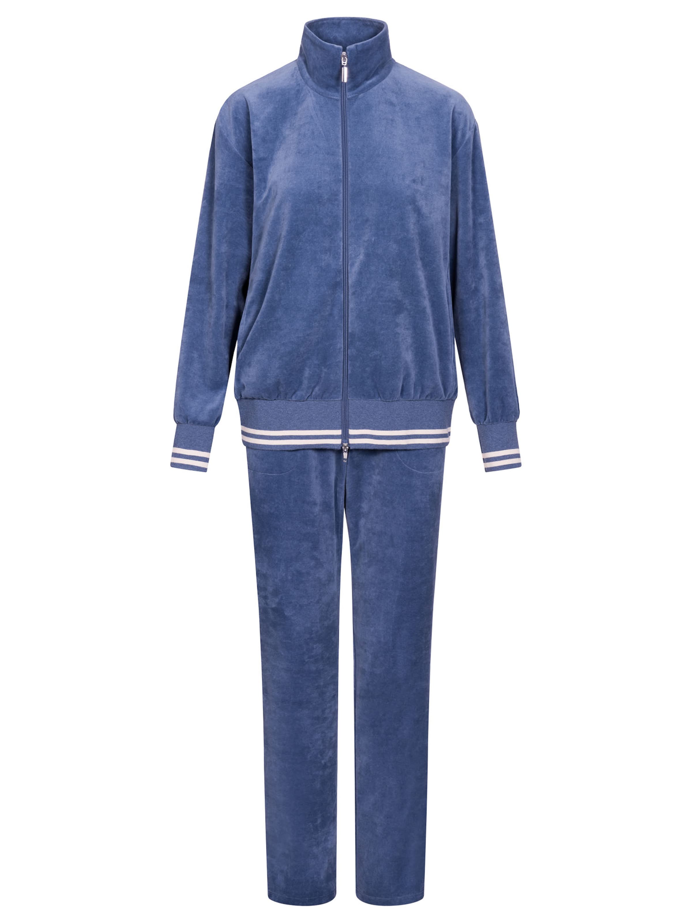 Rösch Pajama ' Nicki ' in Blue: front