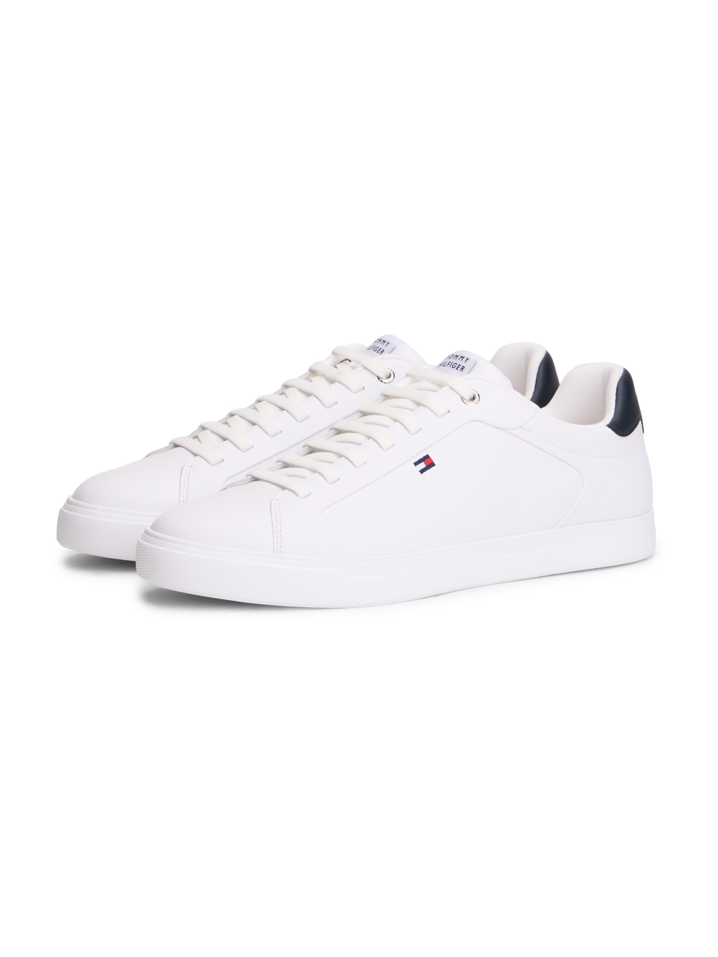 Baskets basses 'ICON COURT' TOMMY HILFIGER en blanc