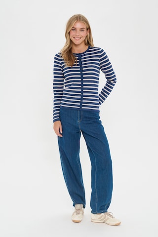 SAINT TROPEZ Strickjacke in Blau