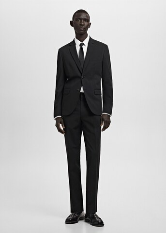 MANGO MAN Slim fit Business Shirt 'Emotion' in White