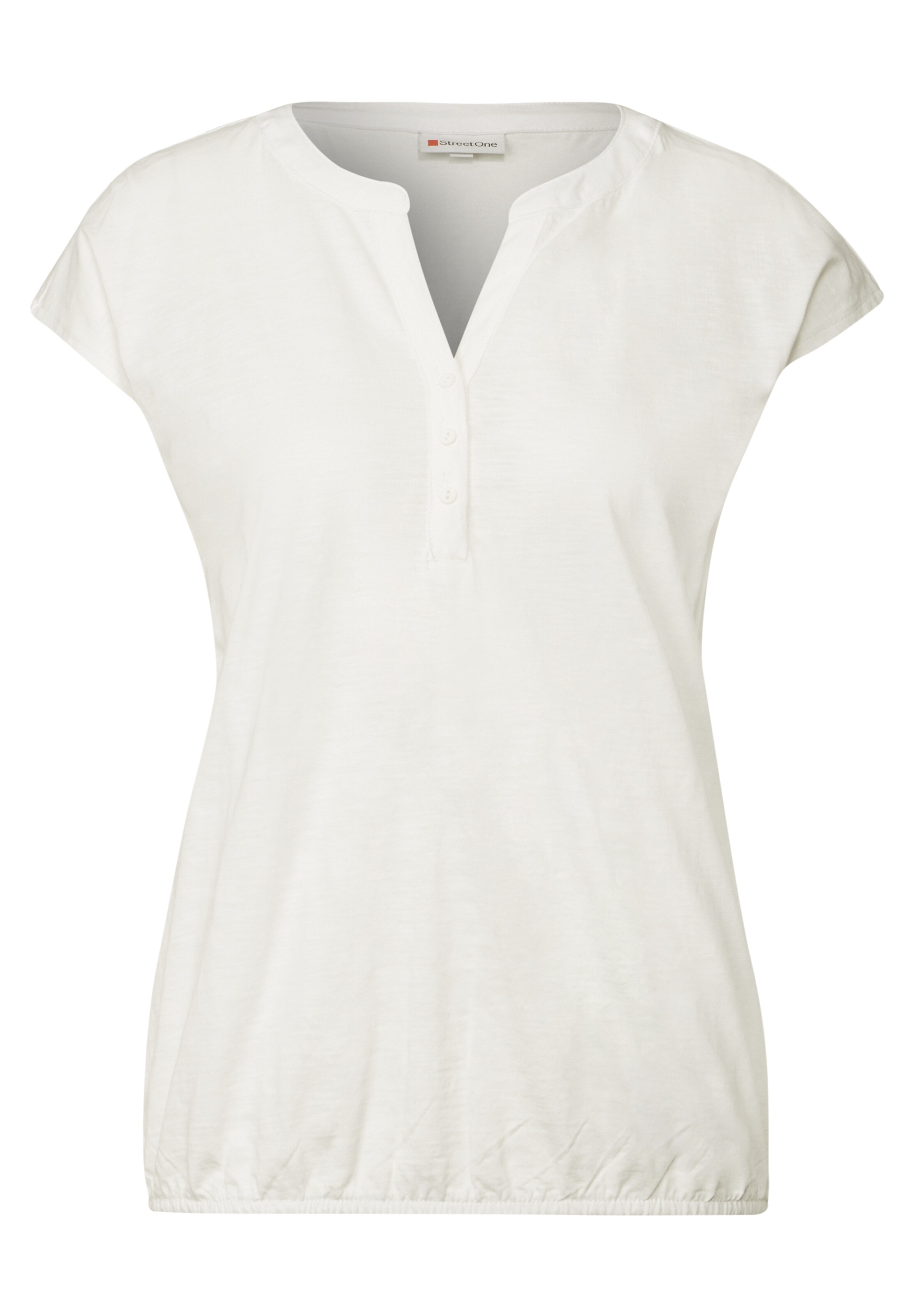 STREET ONE Shirt in Weiß: Vorderseite