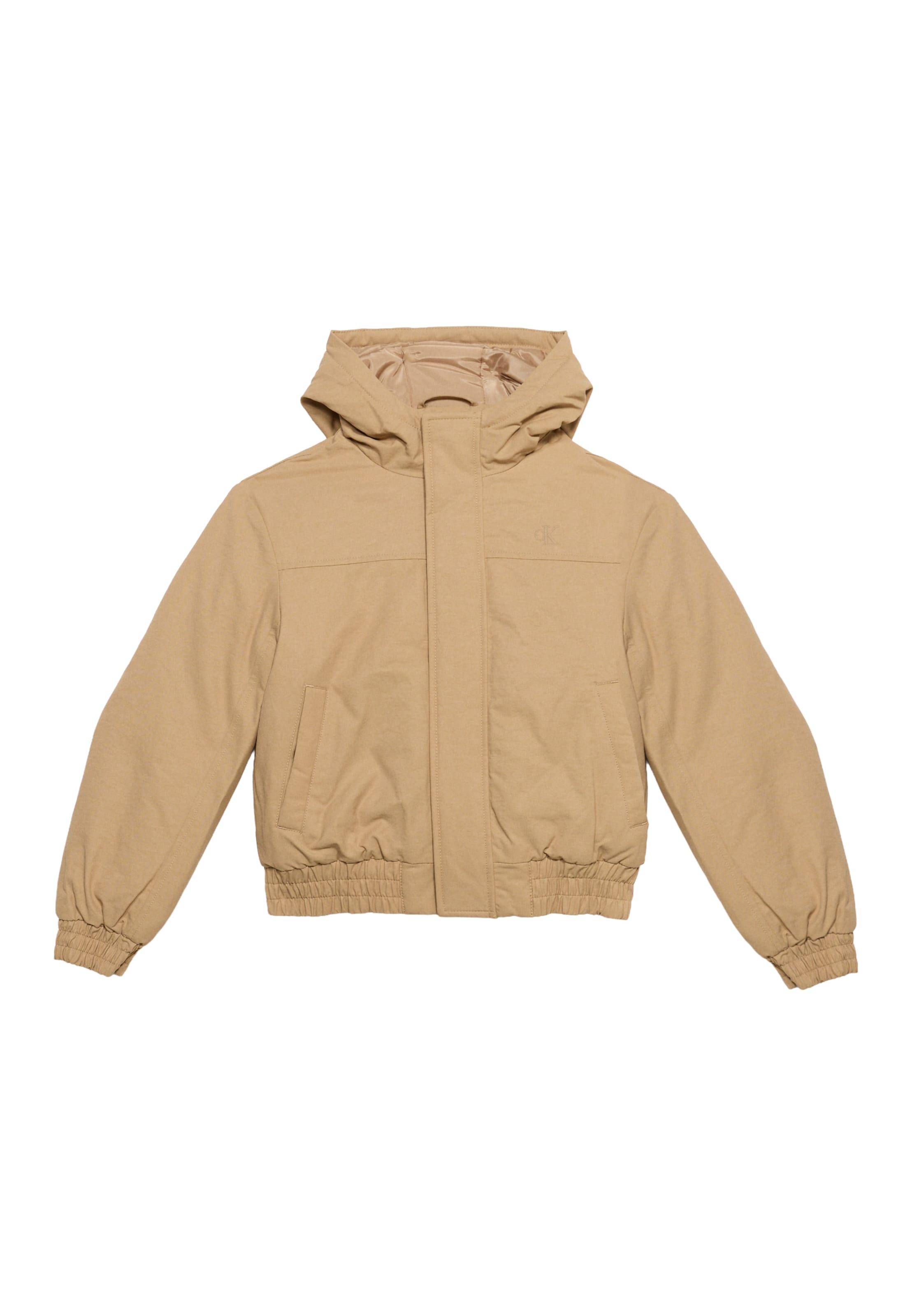 Calvin Klein Jeans Jacke in Beige: Vorderseite