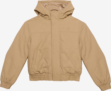 Calvin Klein Jeans Jacke in Beige: Vorderseite