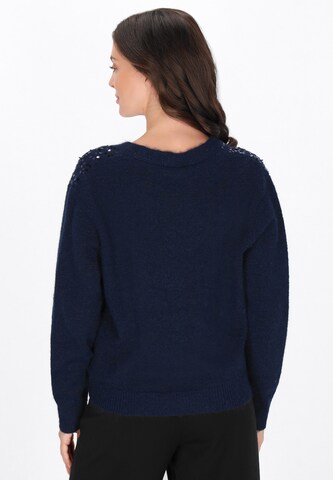 FELIPA Knit cardigan in Blue
