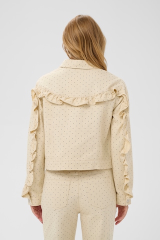 SAINT TROPEZ Overgangsjakke 'PatriciaSZ' i hvid